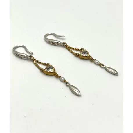 Boucles d'oreilles pendante héritage