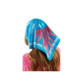 Foulard Comète bleu 90x90cm