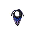Foulard Comète noir 90x90cm