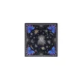 Foulard Comète noir 130x130