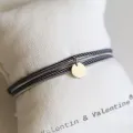 Bracelet - Collier Valentine Anthracite - Argenté