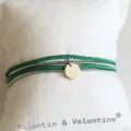 Bracelet - Collier Valentine Emeraude Argenté 