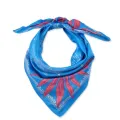 Mini foulard Comète bleu
