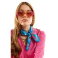 Mini foulard Comète bleu