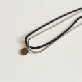 Bracelet - Collier Valentine Noir Argenté