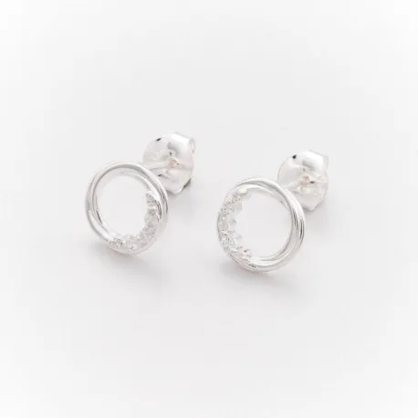 Boucles d'oreilles puces Tourbillon