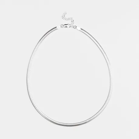 Collier maille serpent M