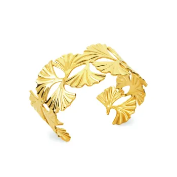 Manchette ginkgo PVD or 