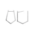 Boucles d'oreilles créoles Laïla argent