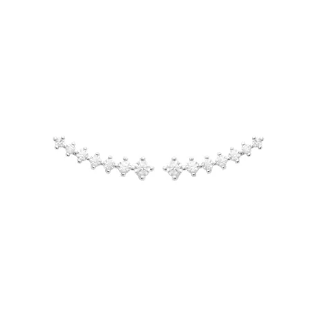 Boucles d'oreilles Chemin argent