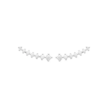 Boucles d'oreilles Chemin argent