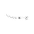 Boucles d'oreilles Chemin argent