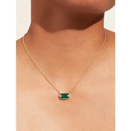 Collier Sangha Onyx Vert