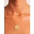 Collier double rang Tara zircons blancs