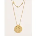 Collier double rang Tara zircons noirs