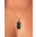 Sautoir Belize onyx texturé 