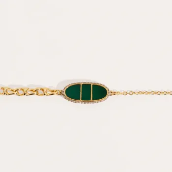 Bracelet Izy Onyx Vert 