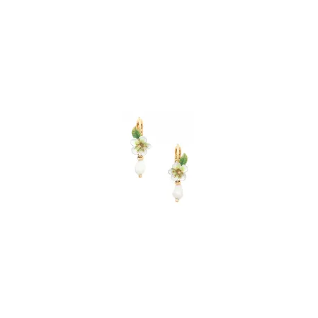 Boucles d'oreilles Hana fleurs de cerisier mini dormeuses