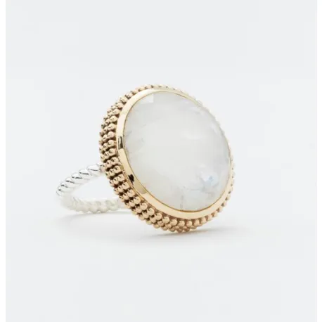 Bague Capucine argent Pierre de lune
