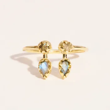 Bague Réglable Safra Labradorite 