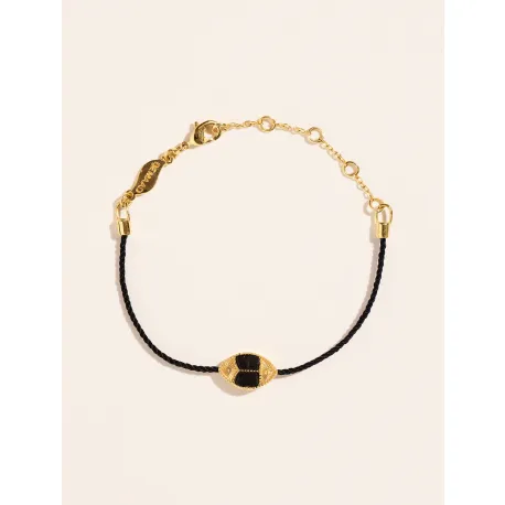 Bracelet Mina Onyx Texturé 