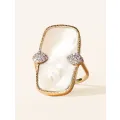 Bague Sangha Nacre Blanche 