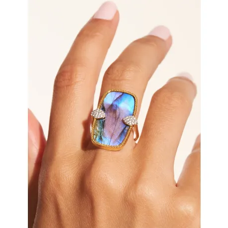 Bague Sangha Labradorite 