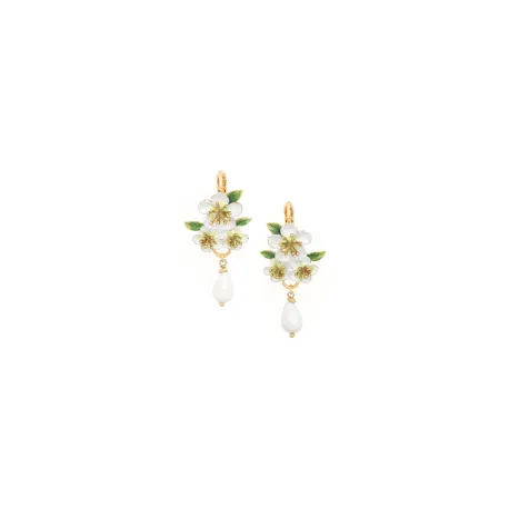Boucles d'oreilles Hana 3 fleurs de cerisier