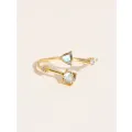 Bague Galia Ajustable Labradorite 