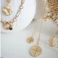 Sautoir Bazile zircons noirs 