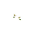 Boucles d'oreilles puce Hana fleurs de cerisier