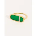 Bague Izy 3 Onyx Vert 