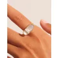 Bague Izy 3 nacre blanche 
