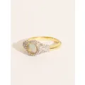 Bague Sunny Nacre Blanche 