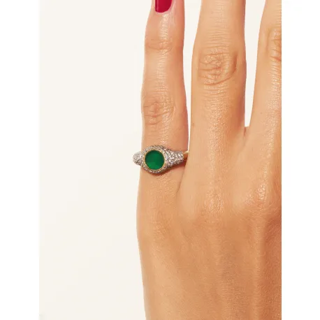 Bague Sunny Onyx Vert 