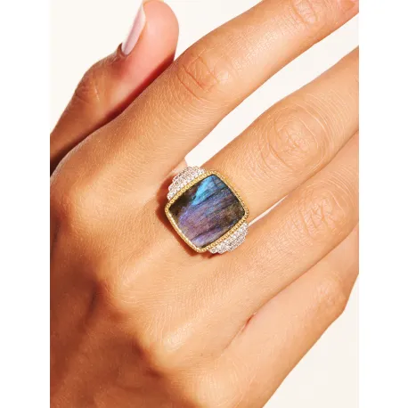 Bague Kara Labradorite 