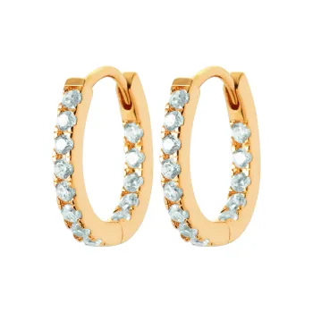 Boucles d'oreilles Clara or