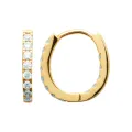 Boucles d'oreilles Clara or