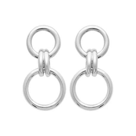 Boucles d'oreilles Alba argent