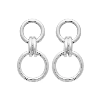 Boucles d'oreilles Alba argent