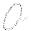Bracelet perles d'argent  4mm