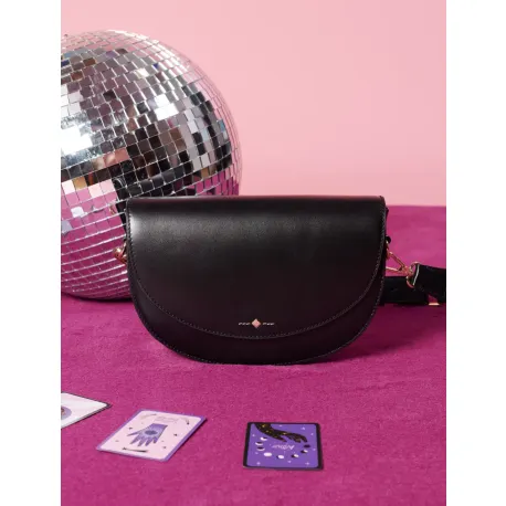 Sac cuir mini Abel noir 