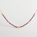 Collier Lyra Grenat