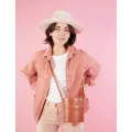 Sac mini Paco cuir Emilie Camel