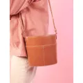 Sac mini Paco cuir Emilie Camel