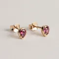 Puces Elena Rhodolite 