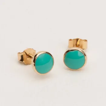 Puces Eva Turquoise 