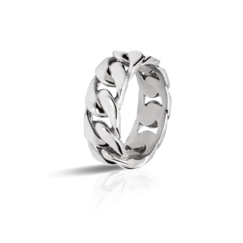 Bague Dandy Acier Poli 