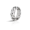 Bague Dandy Acier Poli 