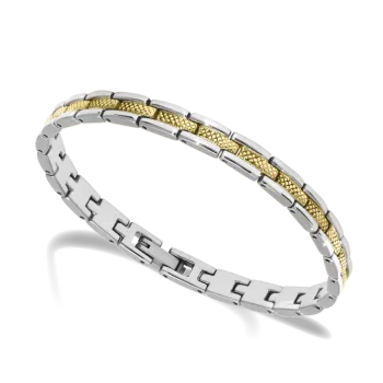 Bracelet Santorin Bicolore Jaune 